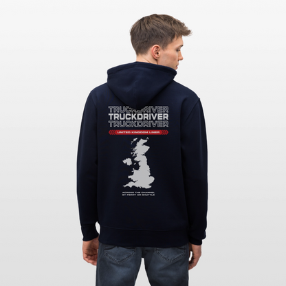 UK Liner - Zipped Hoodie - navy