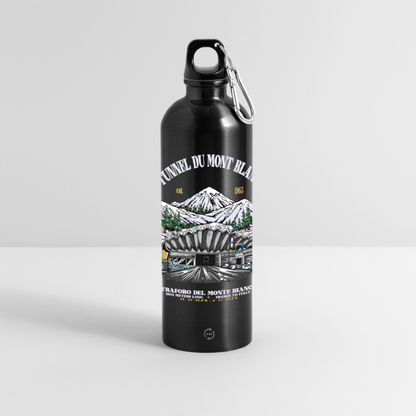 BEYOND MONT BLANC - METALLIC Water bottle 750ml - black