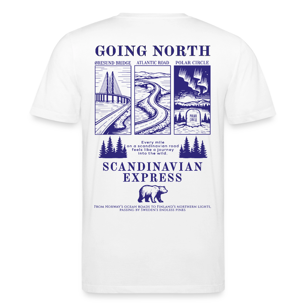 GOING NORTH Liner - T-shirt - white