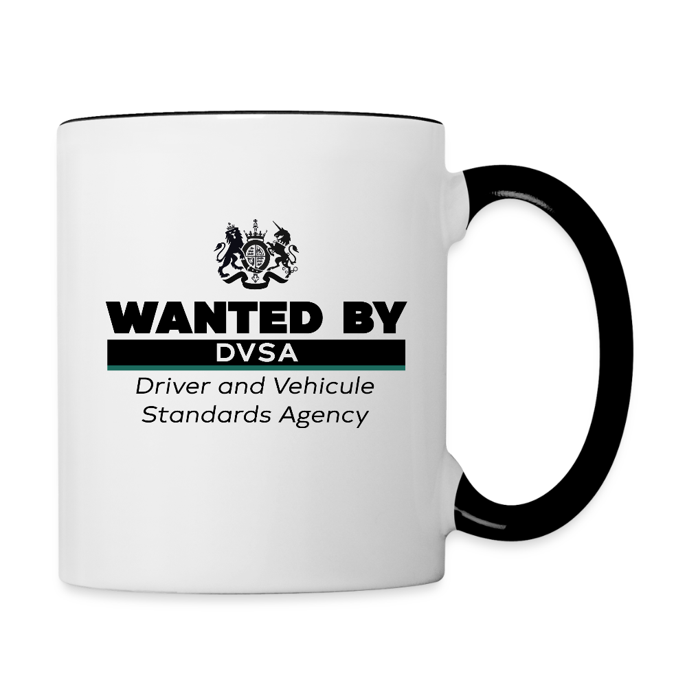 WANTED BY DVSA - Coffee Mug - white/black