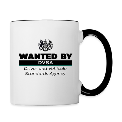 WANTED BY DVSA - Coffee Mug - white/black