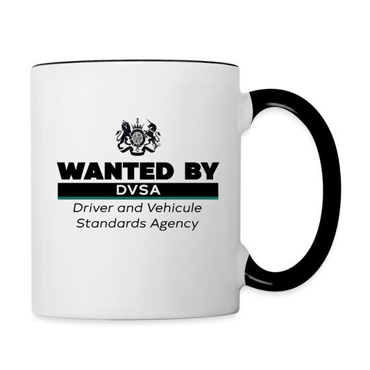 WANTED BY DVSA - Coffee Mug - white/black