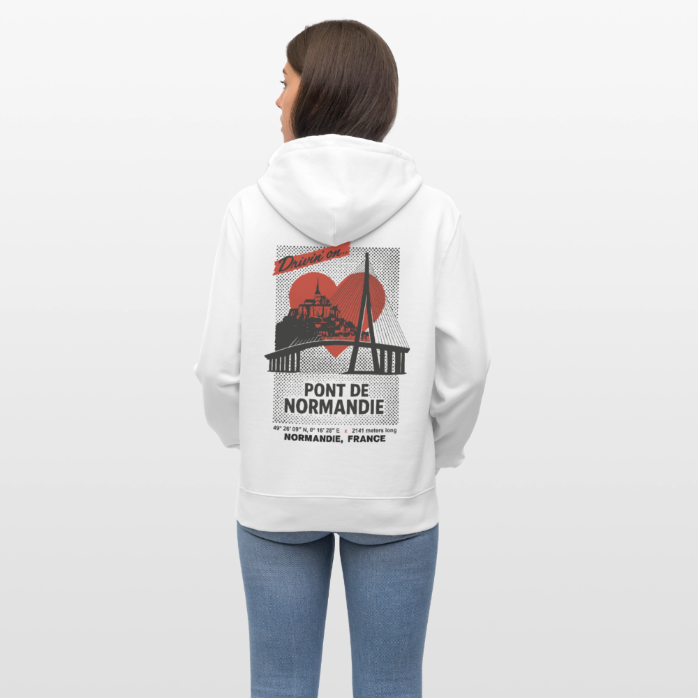 PONT DE NORMANDIE - Hoodie - white