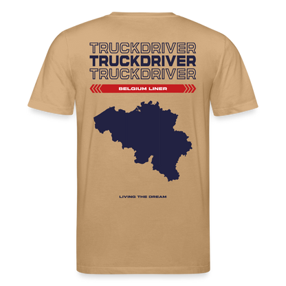 BELGIUM Liner - T-shirt (more colors) - caramel 