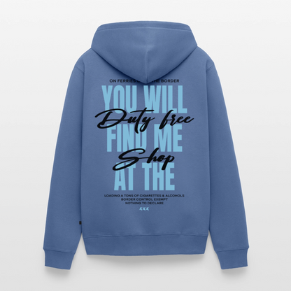 DUTY FREE - Zipped Hoodie - stone blue