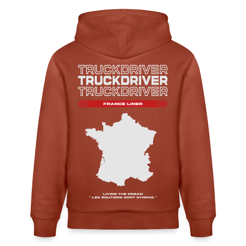 FRANCE Liner - Hoodie - heritage brown