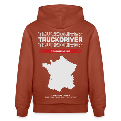 FRANCE Liner - Hoodie - heritage brown