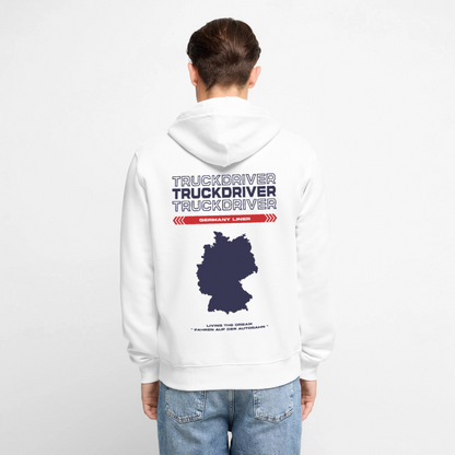 GERMANY Liner - Zipped Hoodie (White) - white