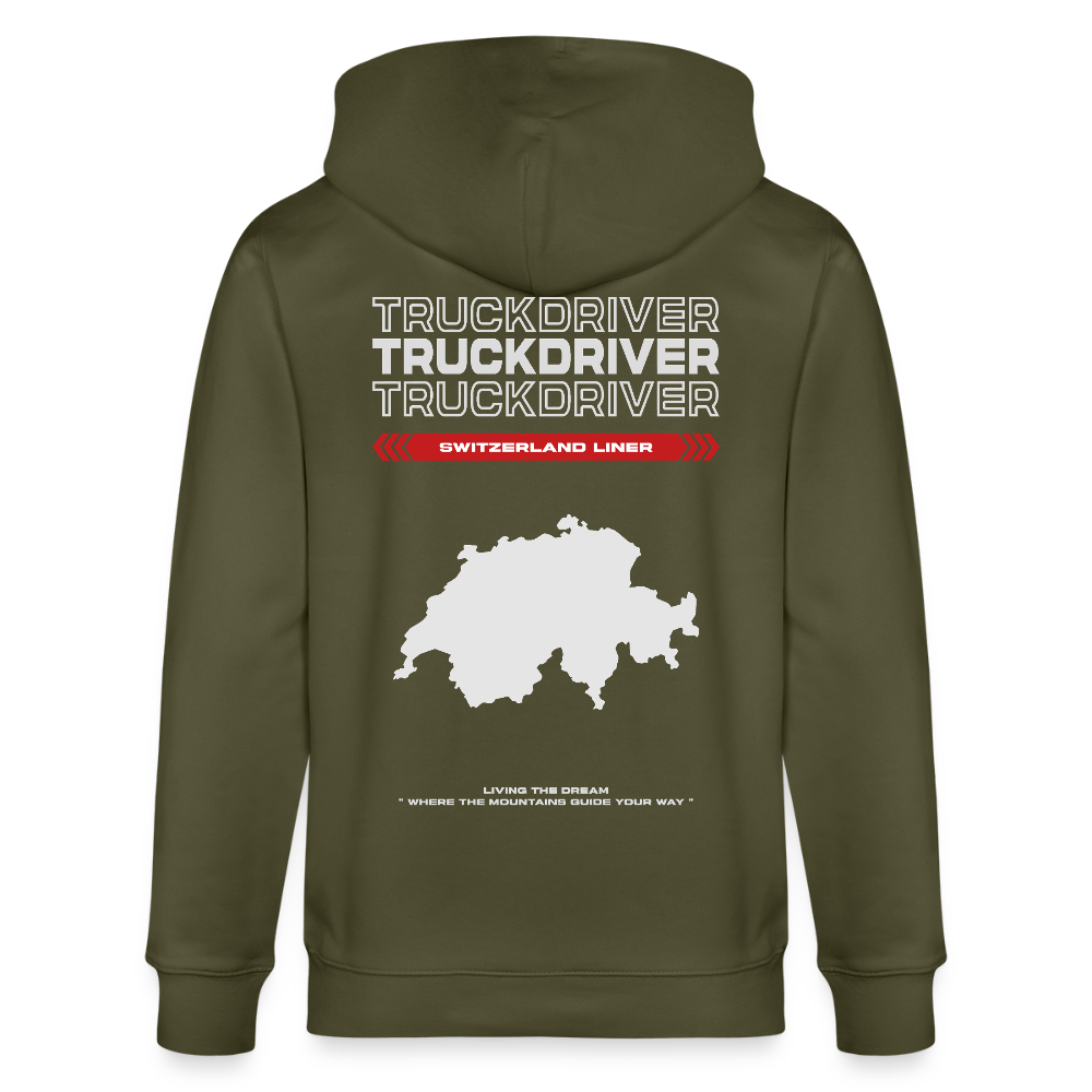 SWITZERLAND Liner - Zipped Hoodie - khaki