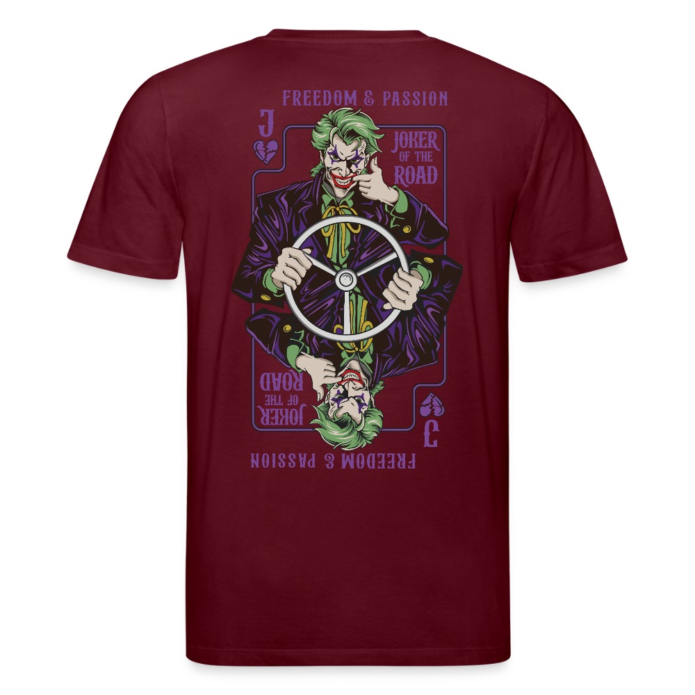 JOKER OF THE ROAD - T-Shirt - burgundy