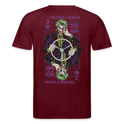 JOKER OF THE ROAD - T-Shirt - burgundy