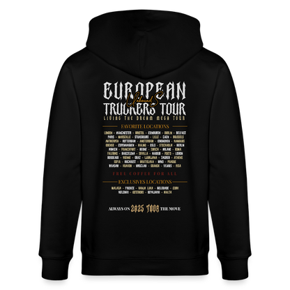 TRUCKER ON TOUR - Zipped Hoodie - black