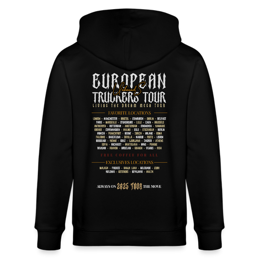 TRUCKER ON TOUR - Zipped Hoodie - black
