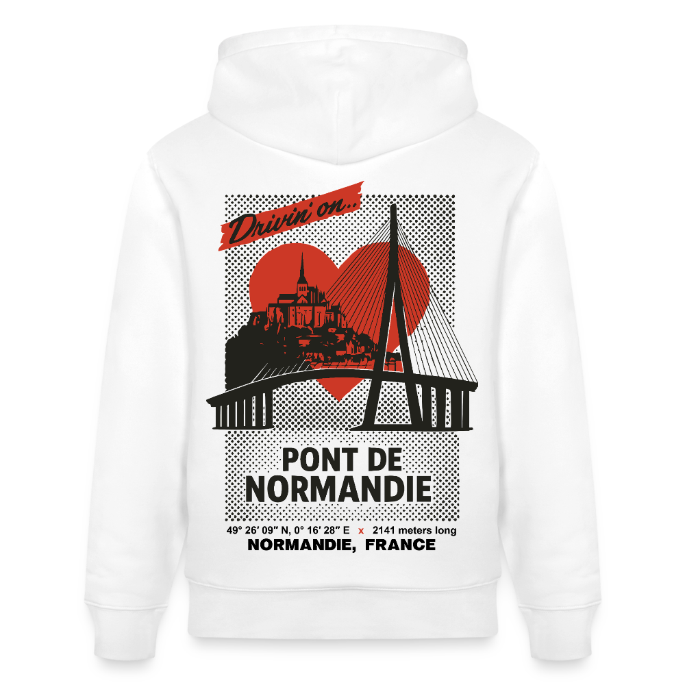 PONT DE NORMANDIE - Hoodie - white