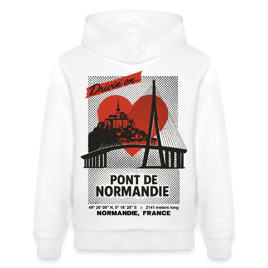 PONT DE NORMANDIE - Hoodie - white