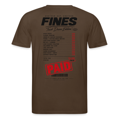 FINES COLLECTOR - T-Shirt - mocha