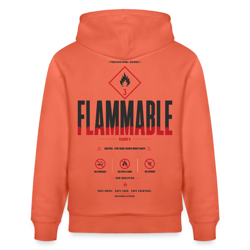 FLAMMABLE ADR V2 - Hoodie - light red
