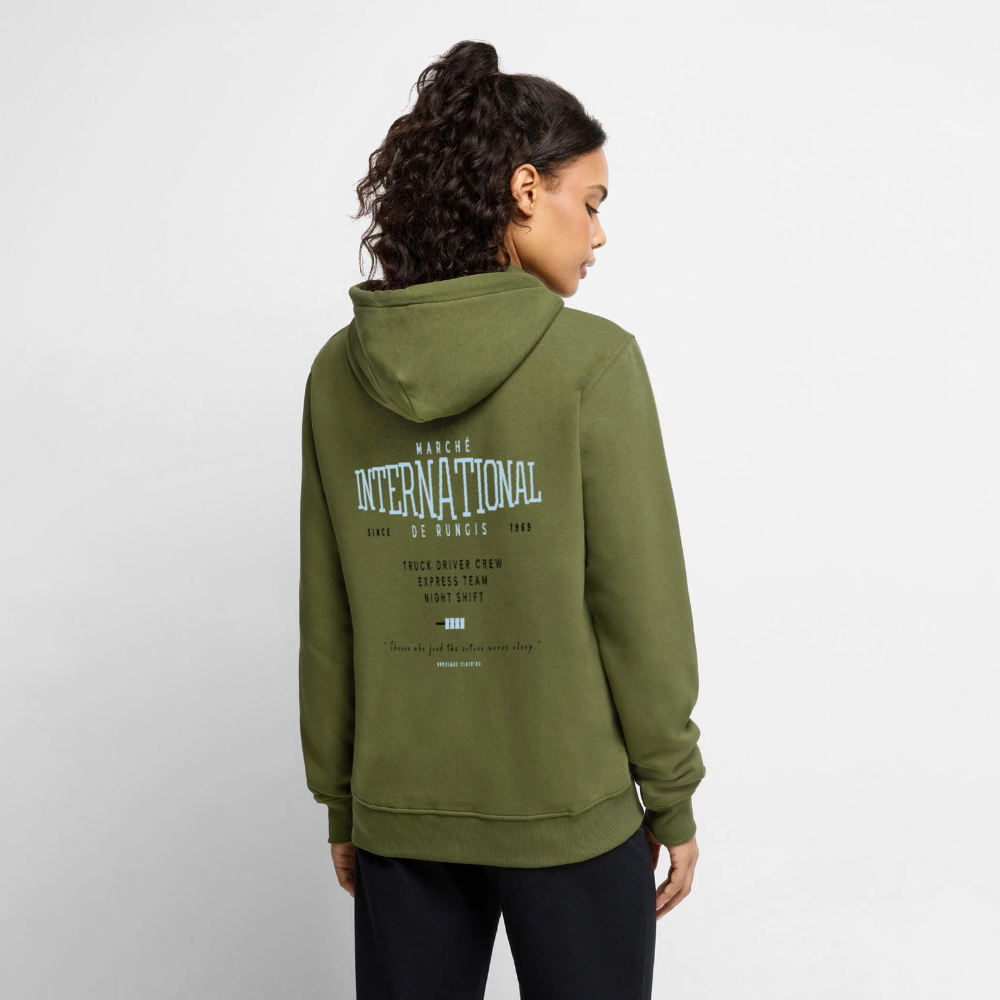 RUNGIS - Zipped Hoodie - khaki