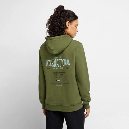 RUNGIS - Zipped Hoodie - khaki