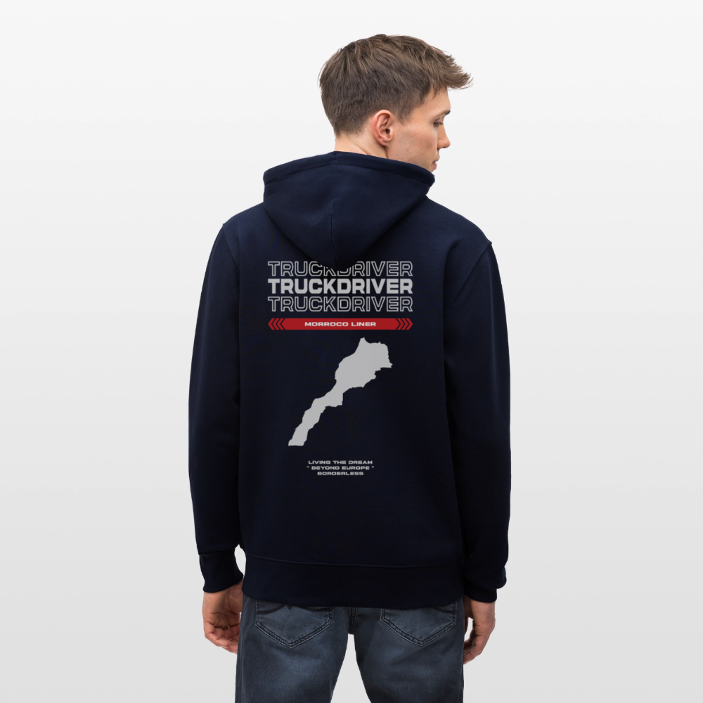 MORROCO Liner - Zipped Hoodie - navy