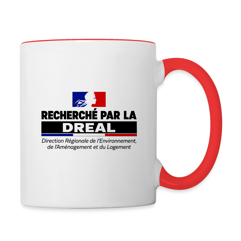WANTED BY DREAL (FRANCE) - Coffee Mug - white/red