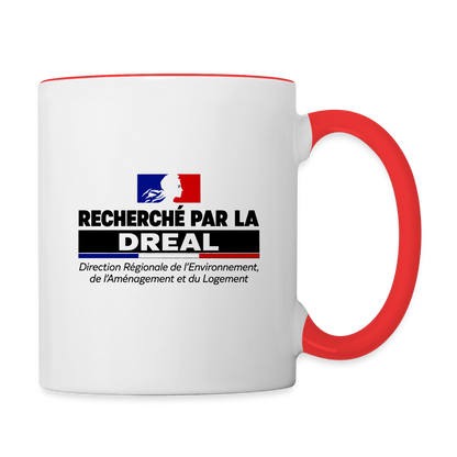 WANTED BY DREAL (FRANCE) - Coffee Mug - white/red