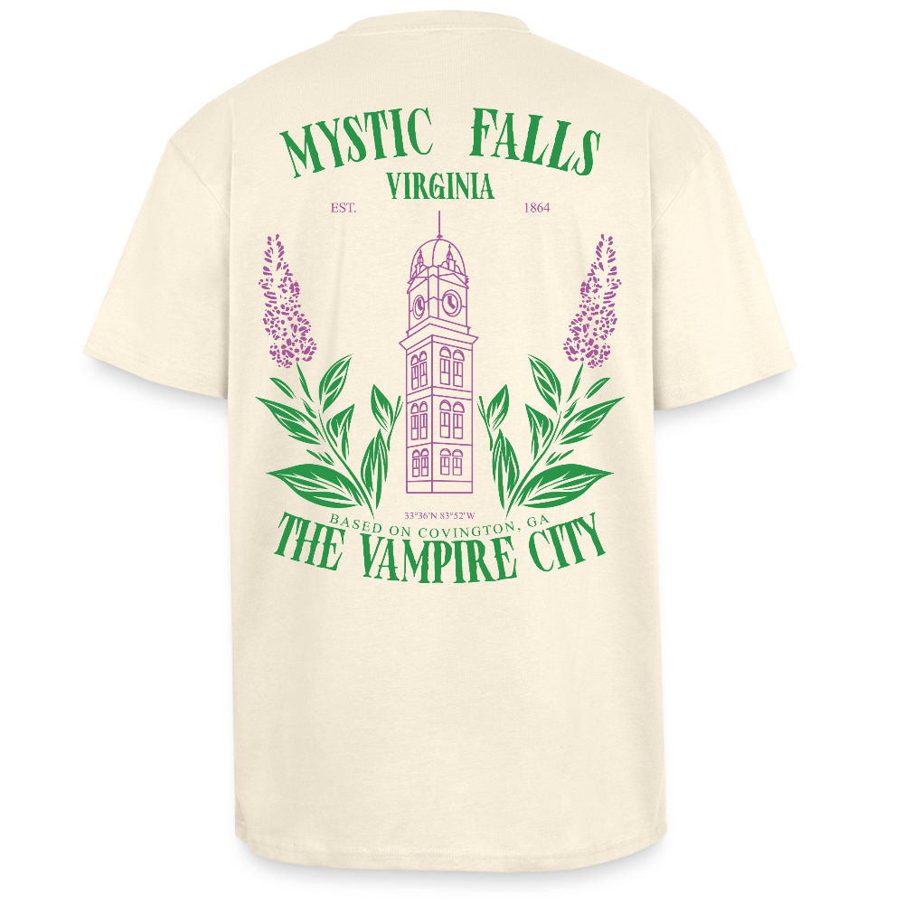 MYSTIC FALLS - THE VAMPIRES DIARIES - T-SHIRT - creme