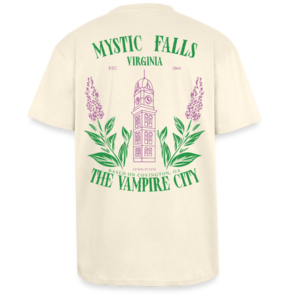 MYSTIC FALLS - THE VAMPIRES DIARIES - T-SHIRT - creme