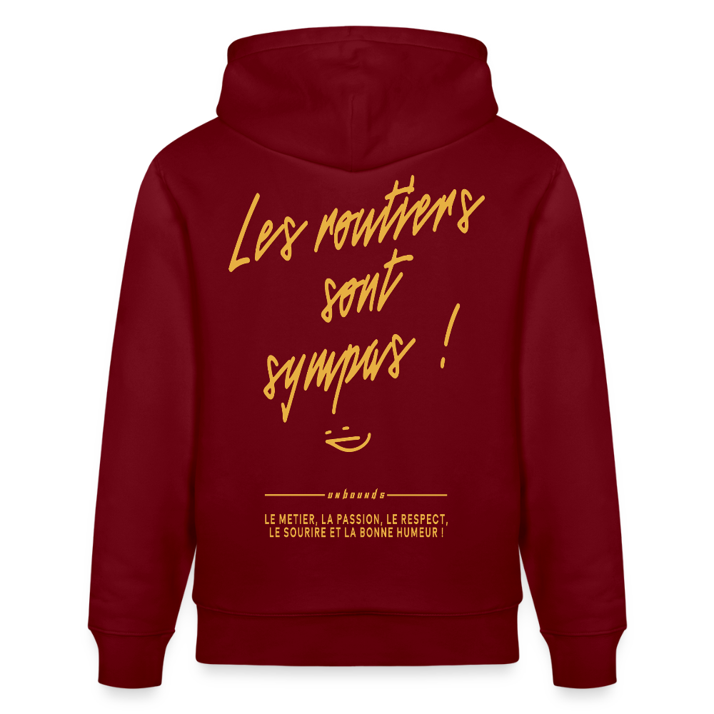 LES ROUTIERS SONT SYMPAS - Hoodie - burgundy