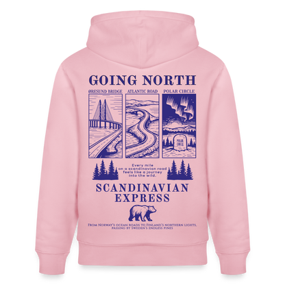 GOING NORTH - Hoodie - cotton pink