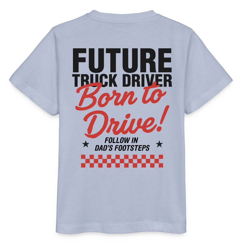 BORN TO DRIVE (DAD) - Kids T-shirt - lavender-violet