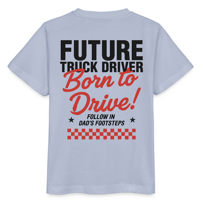 BORN TO DRIVE (DAD) - Kids T-shirt - lavender-violet