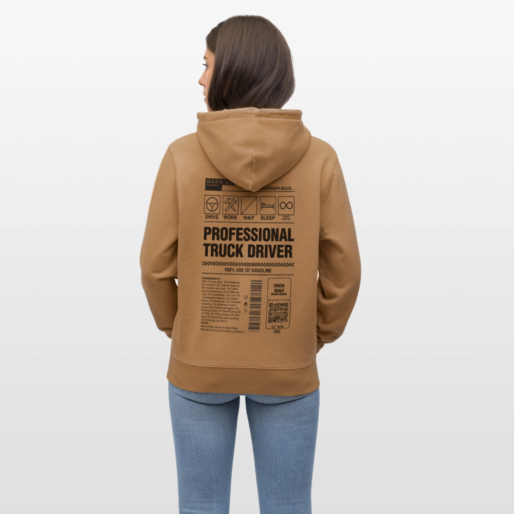TRUCKER LABEL - Hoodie - latte