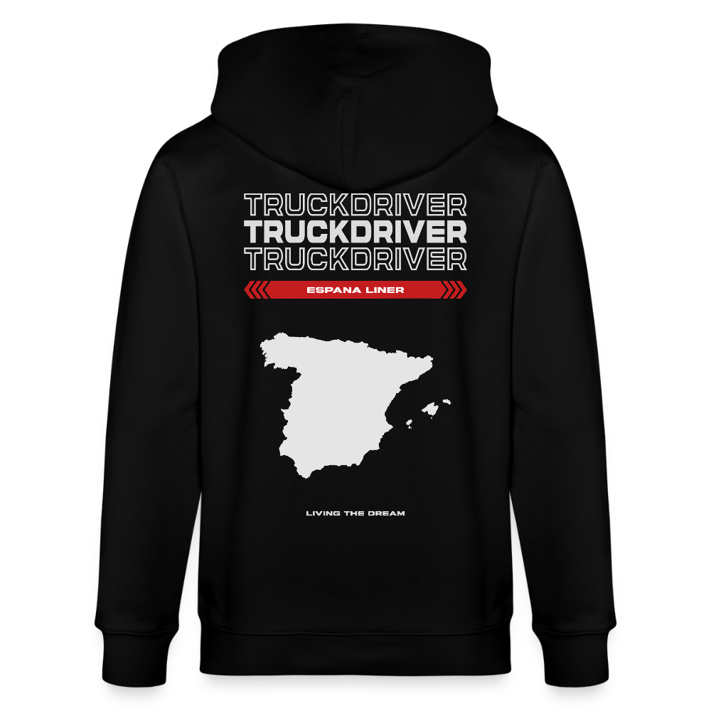 SPAIN Liner - Zipped Hoodie - black