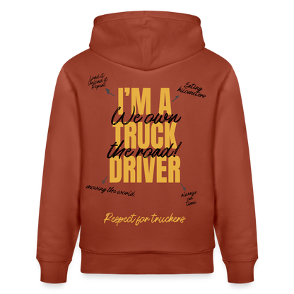 RESPECT TRUCKER - Hoodie - heritage brown