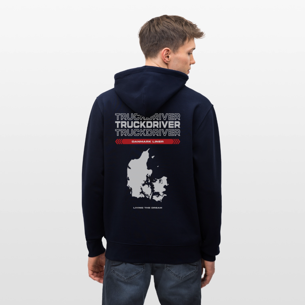 DANMARK Liner - Zipped Hoodie - navy