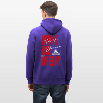 LIVING THE DREAM - Hoodie - purple love 