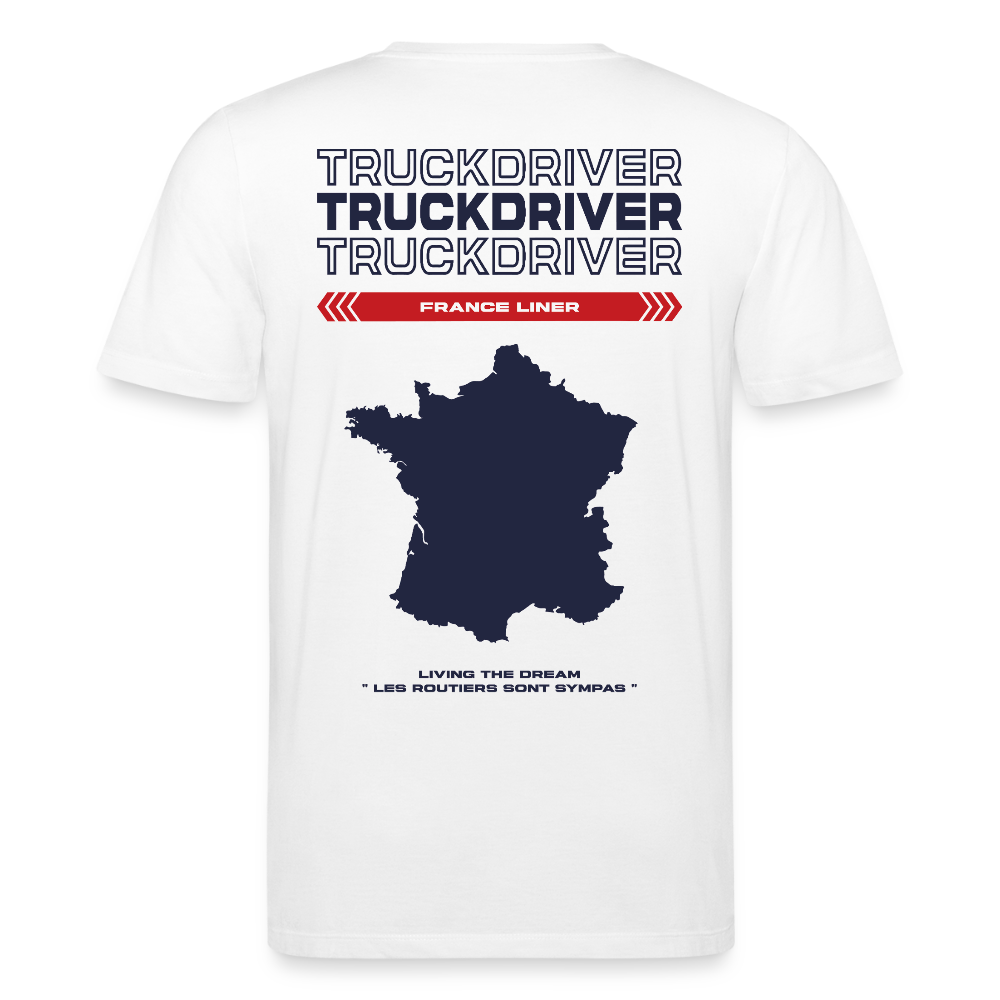 FRANCE Liner - T-shirt (more colors) - white