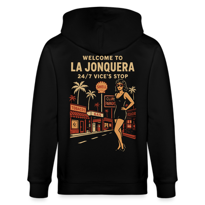 LA JONQUERA - Zipped Hoodie - black