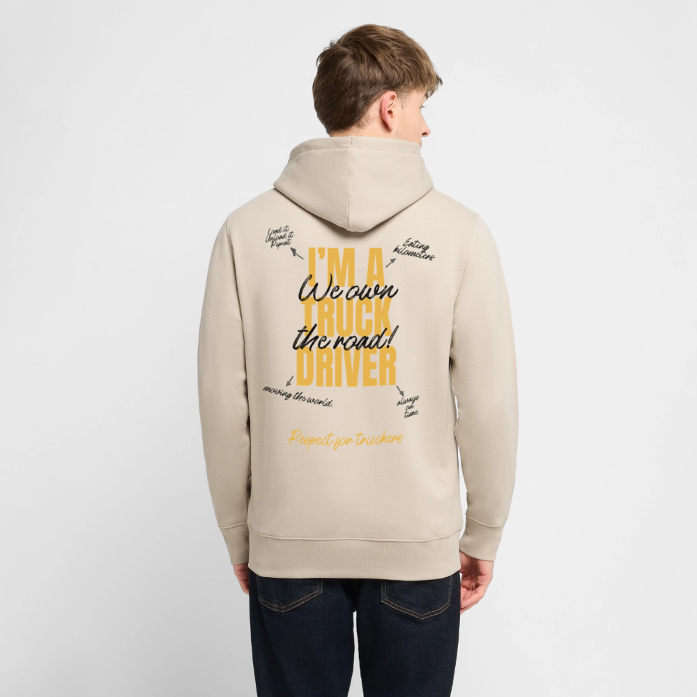 RESPECT TRUCKER - Hoodie - beige
