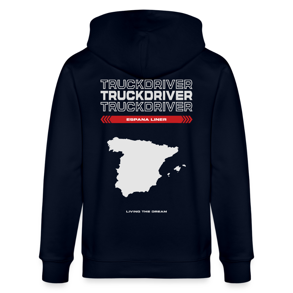 SPAIN Liner - Zipped Hoodie - navy