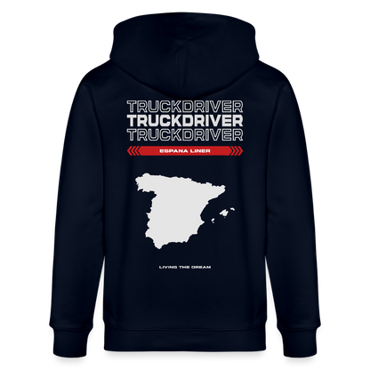 SPAIN Liner - Zipped Hoodie - navy