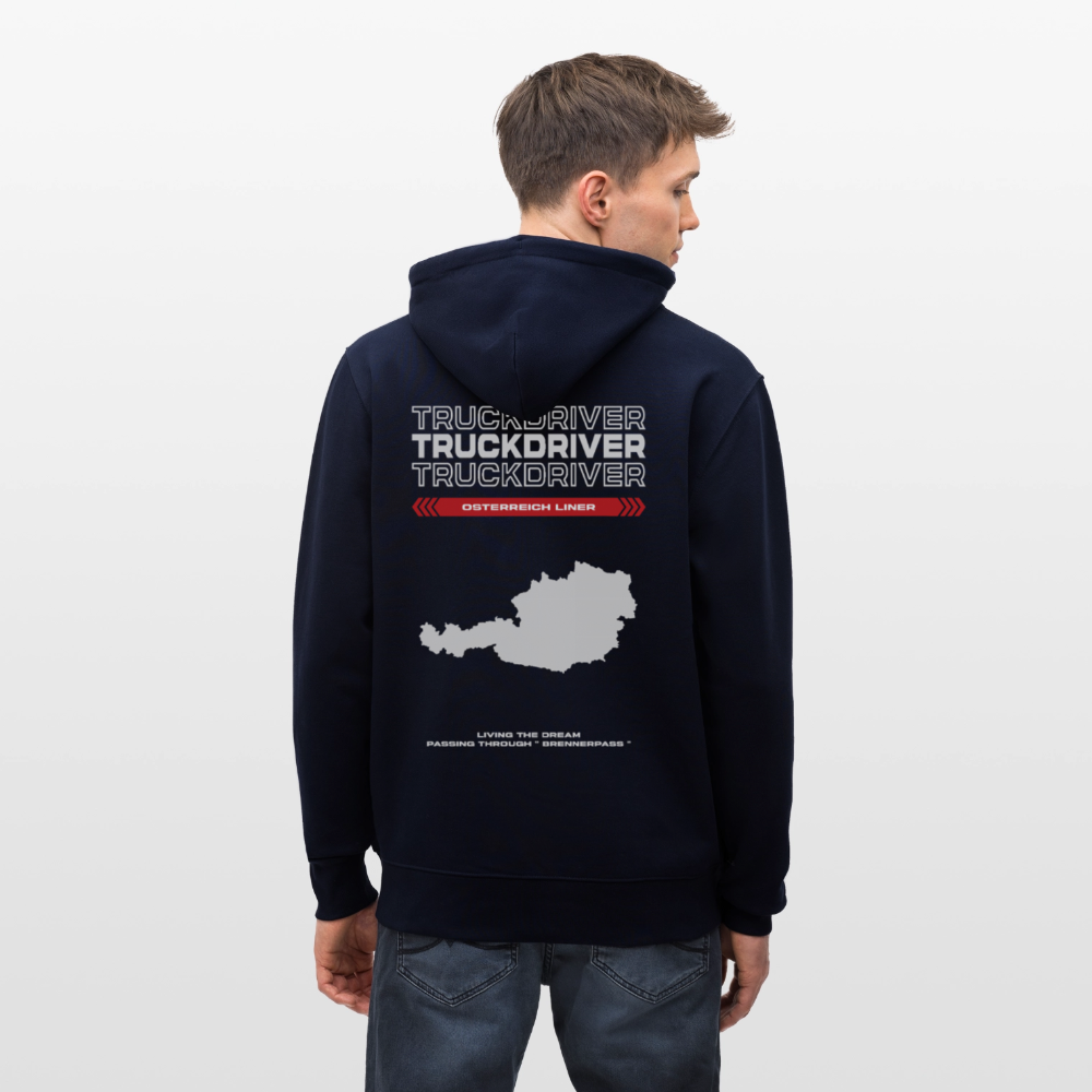 AUSTRIA Liner - Zipped Hoodie - navy
