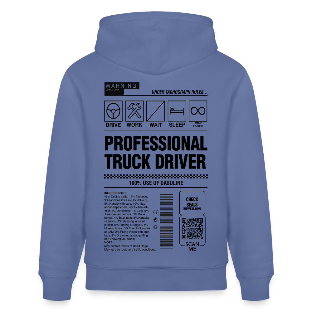 TRUCKER LABEL - Hoodie - bright blue