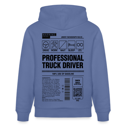 TRUCKER LABEL - Hoodie - bright blue
