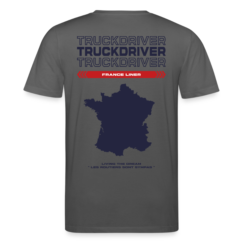FRANCE Liner - T-shirt (more colors) - anthracite