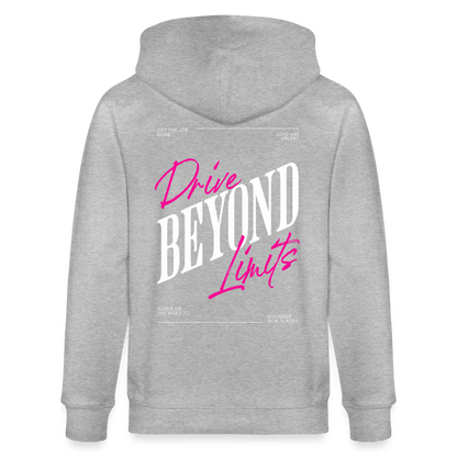 BEYOND LIMITS - Zipped Hoodie - heather grey