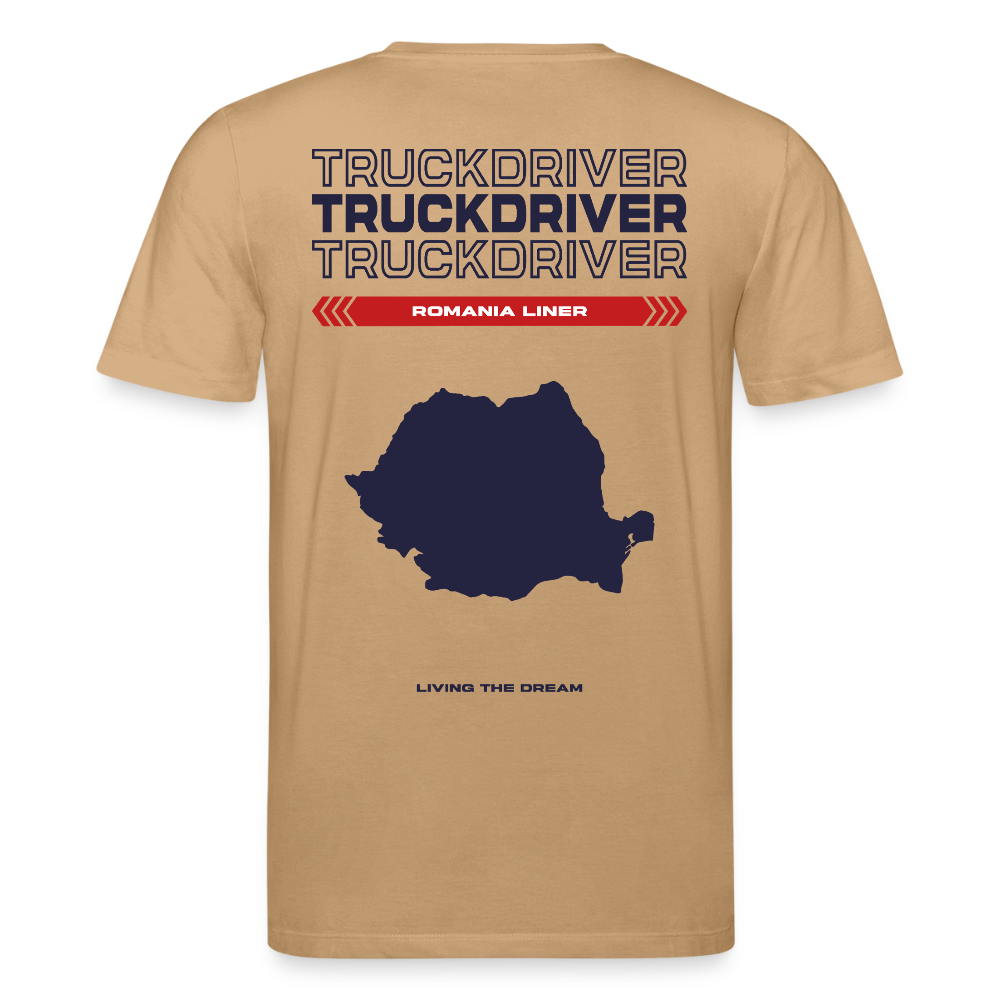 ROMANIA Liner - T-shirt (more colors) - caramel 