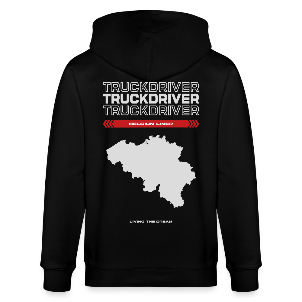 BELGIUM Liner - Zipped Hoodie - black