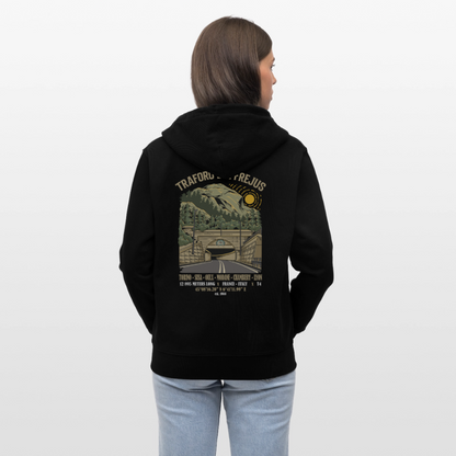 BEYOND FREJUS - Zipped Hoodie - black